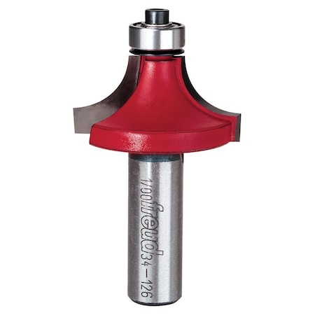 Diablo Freud 1-5/8 in. D X 1/2 in. X 2-3/4 in. L Carbide Rounding Over Router Bit 34-126